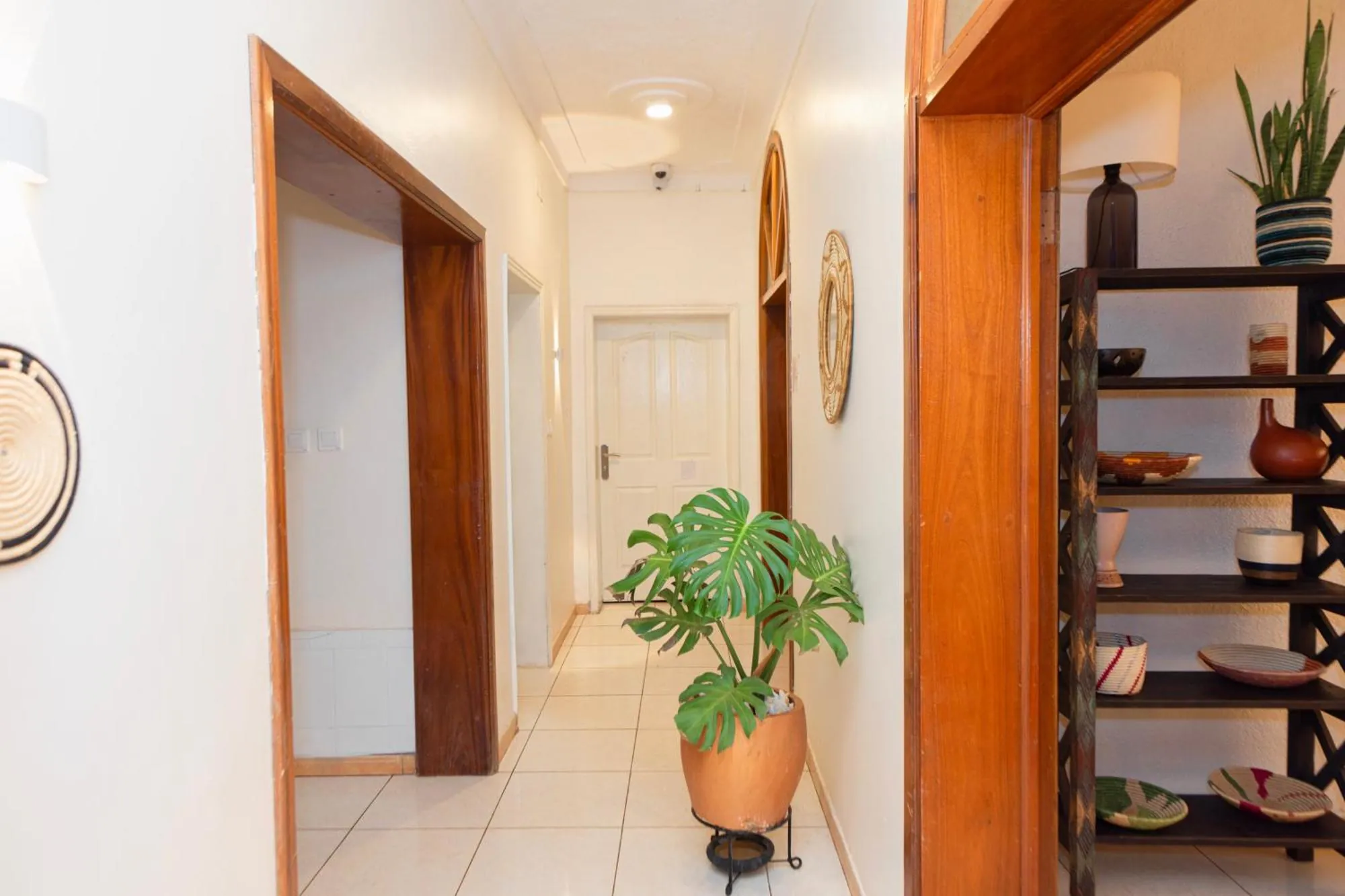 The landing, upstairs